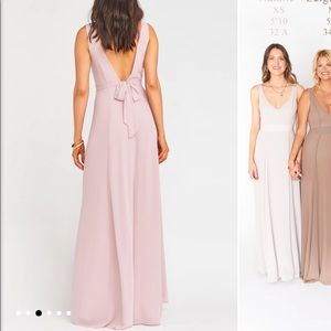 Show Me Your MuMu Jenn mauve dress